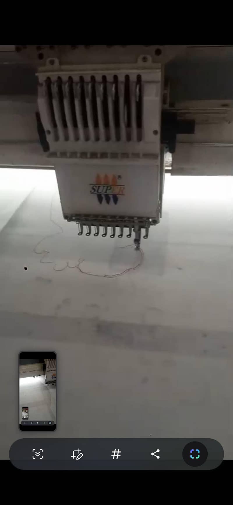 6 Head Embroidery Machine  Sample Machine 0