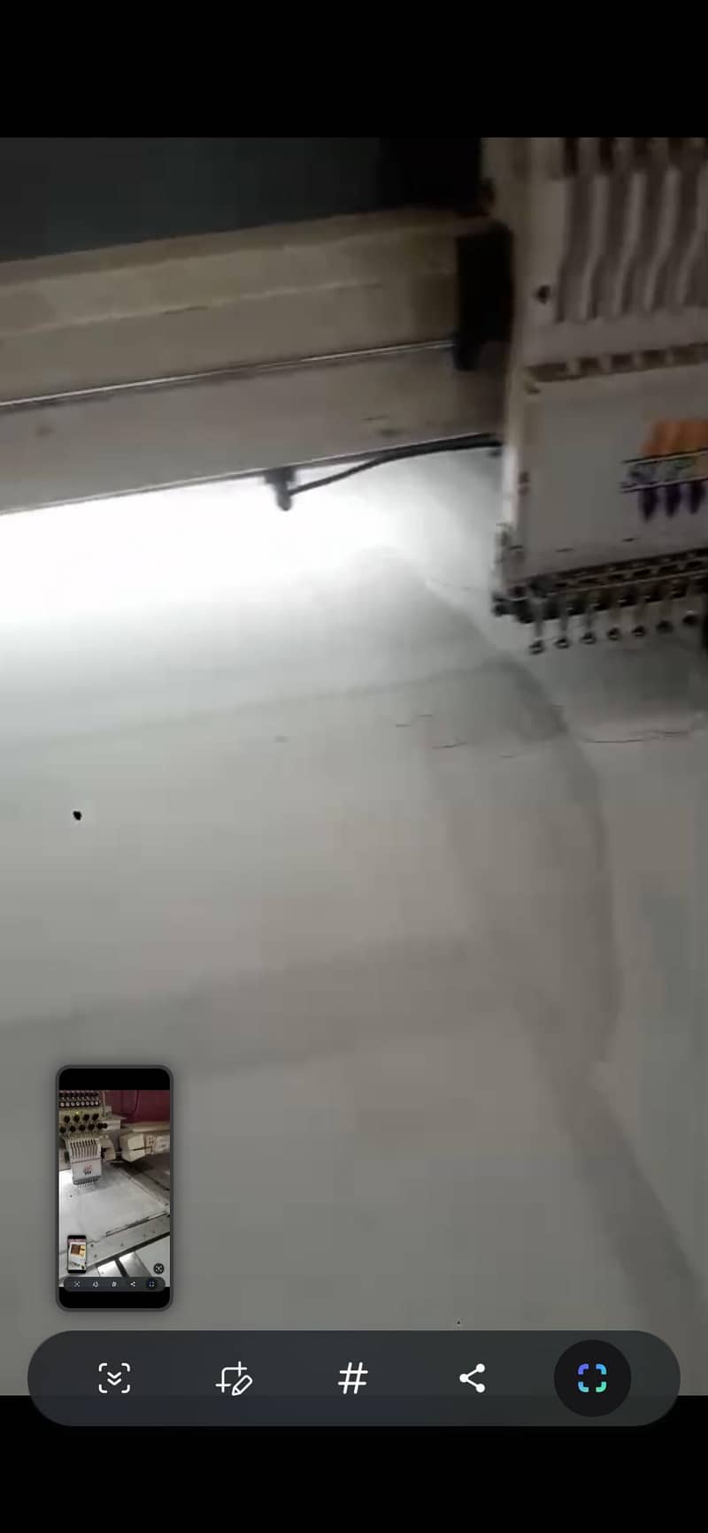 6 Head Embroidery Machine  Sample Machine 1