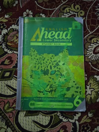 Aps Army public school APSACS class 6 and class 1 books complete set