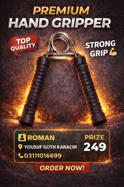 “Hand Gripper / Hand Strengthener – Fitness Equipment”