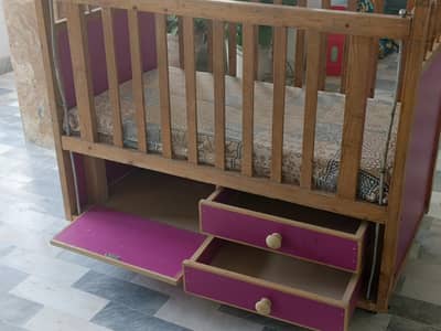 baby cot wooden