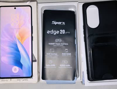 Sparx Edge 20 Pro Official Pta Approved With Box Wire And Cover