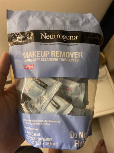 3 x Neutrogena Makeup Remover (Pack of 20)