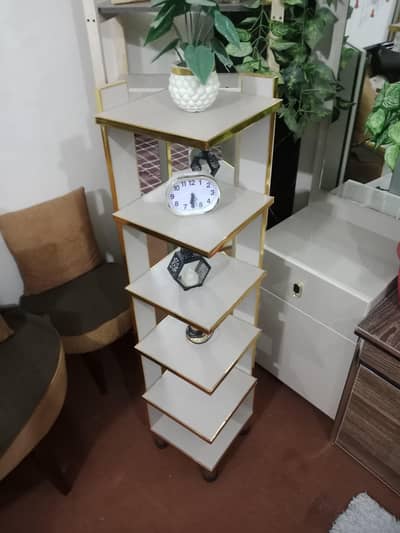 wooden laminated shelves