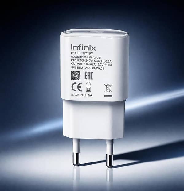 Infinix Fast Charging Wall Adapter (Model: IYH18W