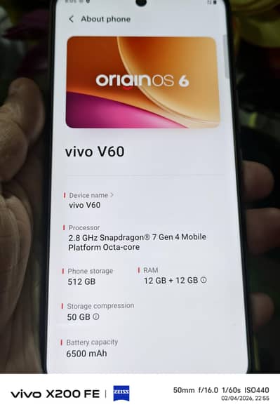 vivo v60 look like new