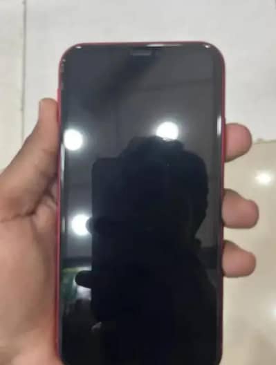 i phone 11 red 64gb 10/10 bettery health 89 four month sim tym h jv ha