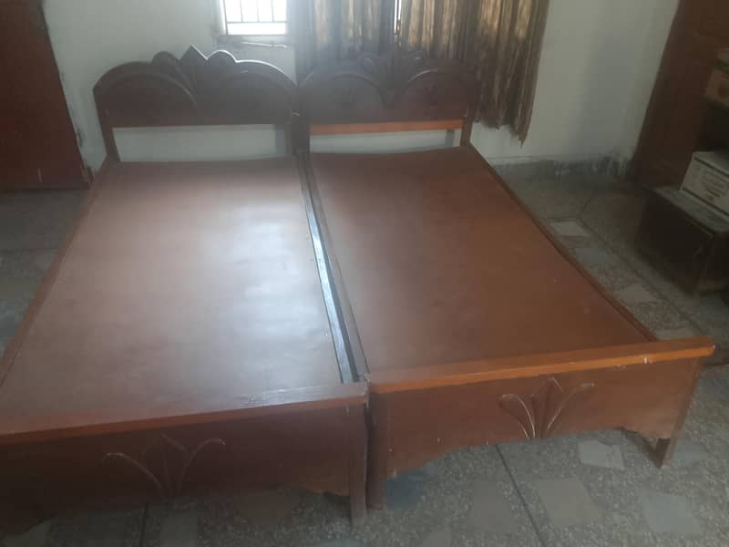 Two single Beds mint condition 0