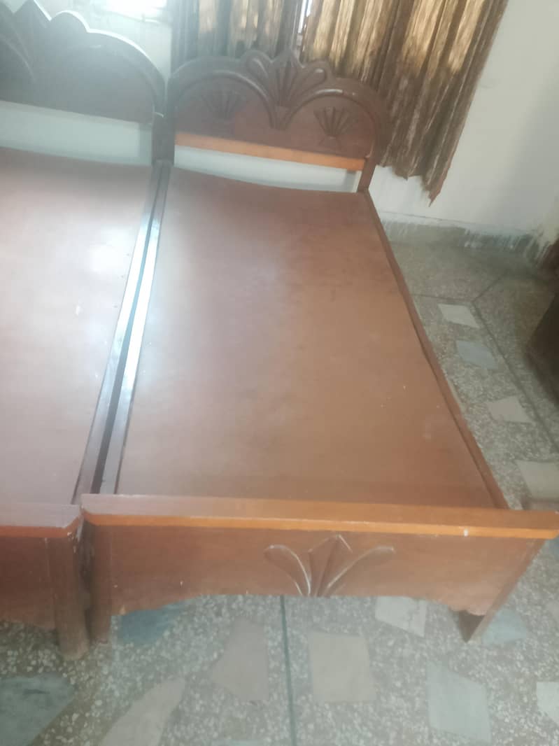 Two single Beds mint condition 1