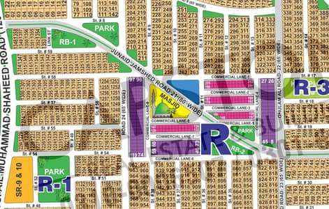 8 Marla PRIM LOCATION Commerical plot for sale Sector R in DHA MULTAN Phase-1