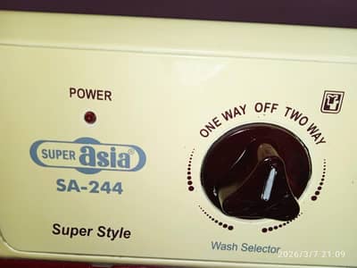 super Asia washing machine twin tub model number SA-244