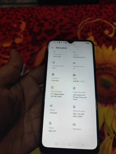 Exchange or sale oppo a16k in best condition