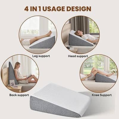 Orthopedic Wedge Pillow for Back & Neck Support | Premium Quality