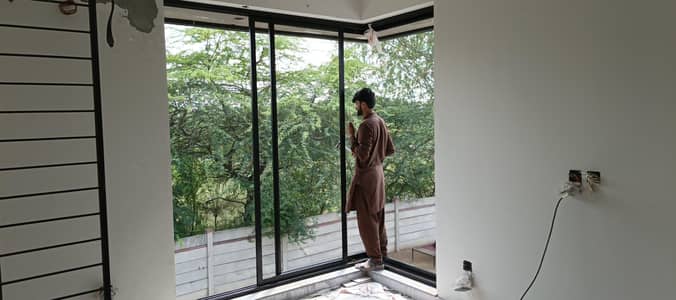 A. A Aluminum & glass