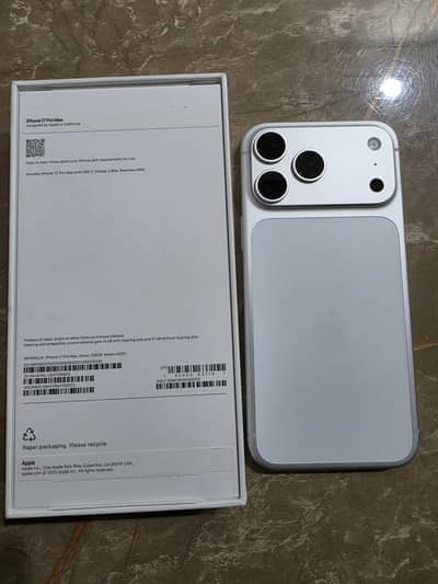 Iphone 17 Pro Max Silver 256GB Non PTA