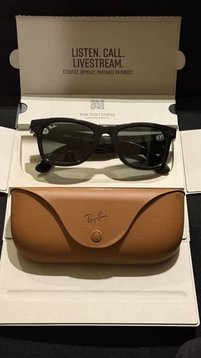 Ray-Ban Meta Wayfarer Smart Glasses RW4008 Imported from Canada