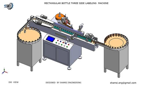 3 side labeling machine