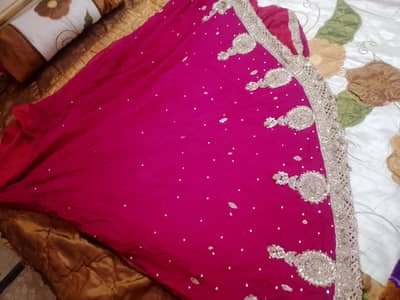 shocking pink coloured