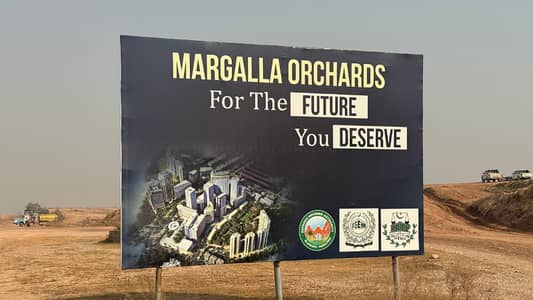 10 Marla (32x70) Prime Location Plot For Sale DHA Margalla Orchard Park Road Islamabad