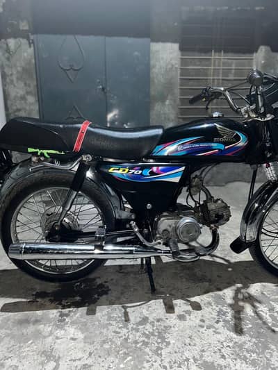 HONDA CD 70 2010 model | TANKI tapey INSTALLED 2024