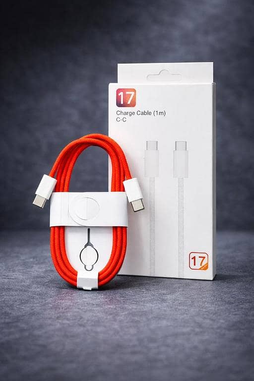 FOR IPHONE 17 Type-C to Type-C Fast Charging Cable (1m)