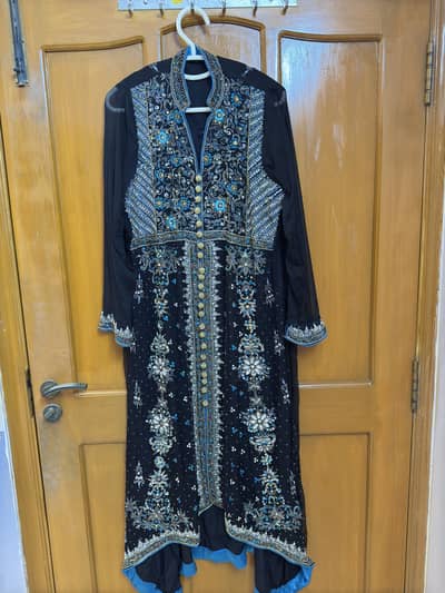 Elegant Formal Suit with Dhaka Shalwar