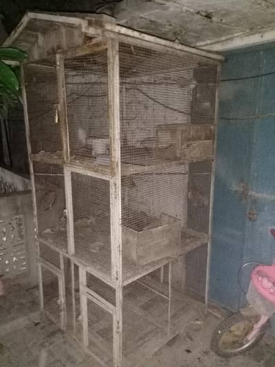 iron pinjra 3 by3 width 6.5 feet height