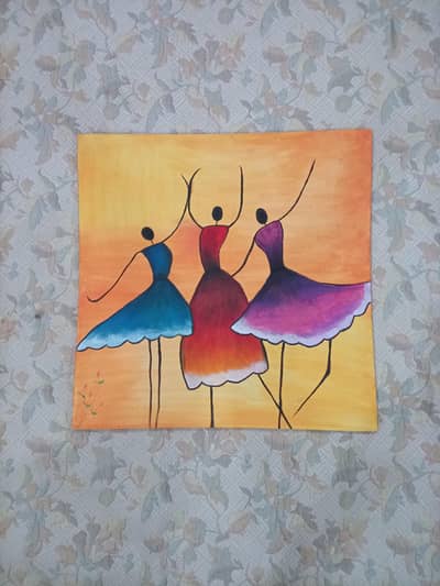 20x20 size canvas Hand made Painting  For Sale in reasonable Price