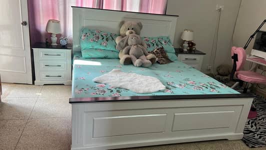 Beautiful Wooden Bed set