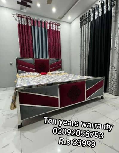 Stainless steel Bed|Double Steel bed|iron single Bed|03092056793