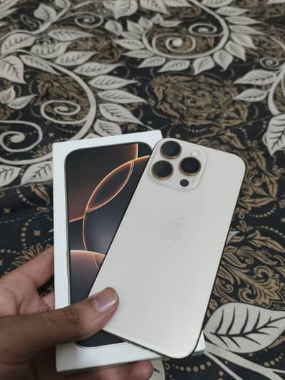 Iphone 16 pro With Box and Orignal Cable