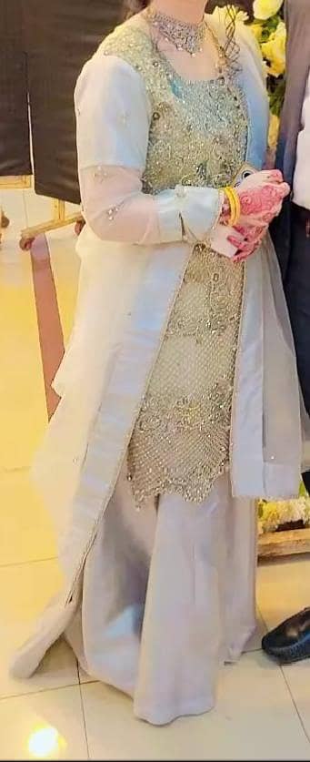 fancy wedding dress.