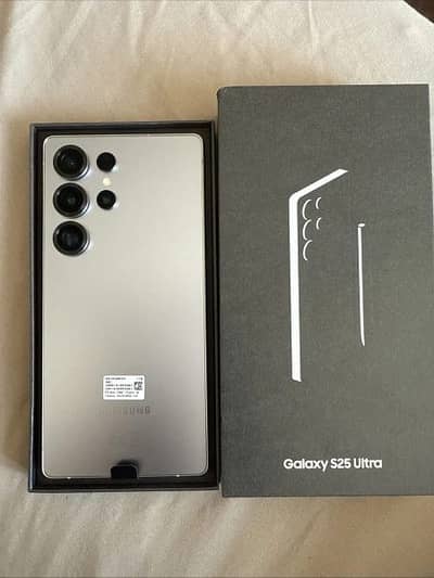 Samsung Galaxy S 25 ultra PTA approved 12 GB RAM 256 GB memory