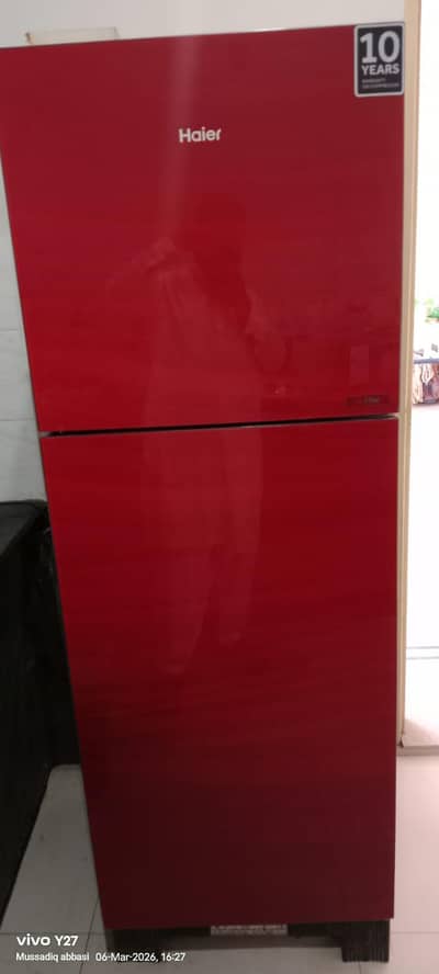 Haier Fridge for Sale – Double Door – Stylish Red – 75,000