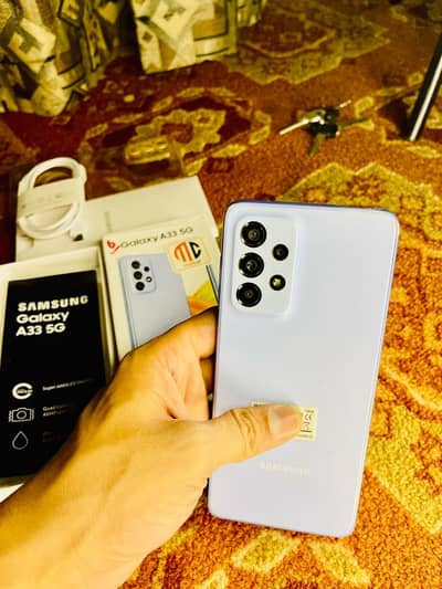 A33 5G Full Box 128 GB 10/10 Condition Dual Offical PTA