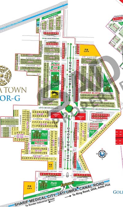 INVESTOR RATE 5 MARLA COMMERCIAL PLOT SECTOR G BAHRIA TOWN