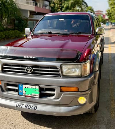Toyota surf Islamabad register hai lush condition