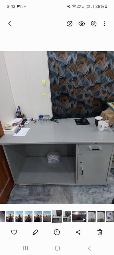 Office and Working Laptop Table