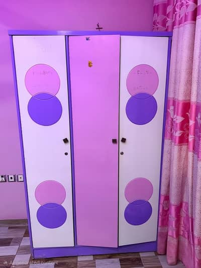 Children bed ,wardrobe, study Tabel and chair