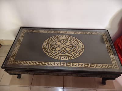 sofa set with 3 tables