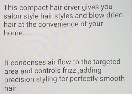MAX PROFESSIONAL HAIR DRYER