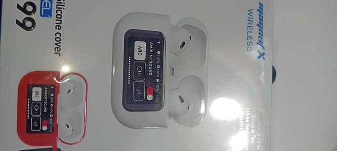 anc ear buds with touch screen and 6days bettery life