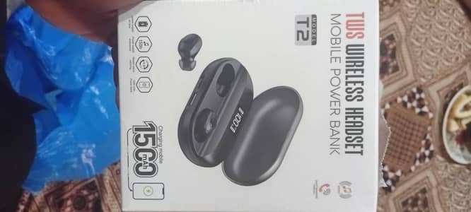 tws t2 wireless headset 6 days bettery life