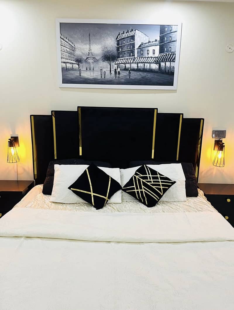 Bed + Dressing Table + Side Tables 13