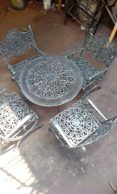 outdoor and Hard metal chair