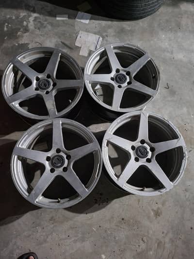 Lensoo Rims cv3 5 nuts 17" size 8jj 114 pcd