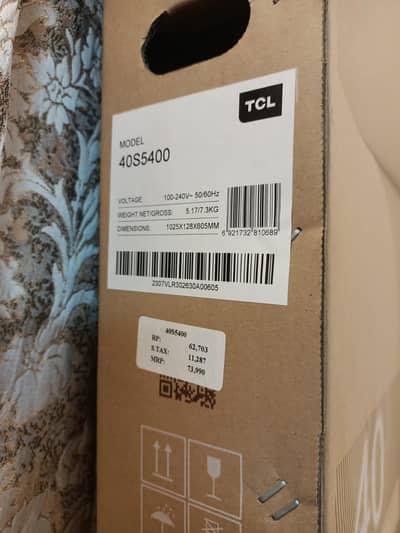 Brand New - TCL 40" Google TV - S5400