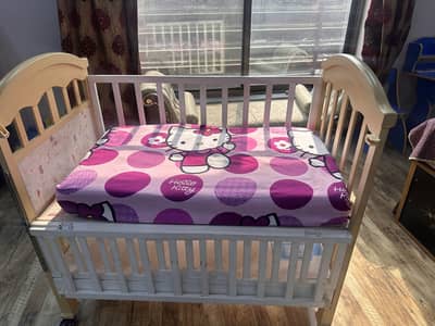 Babies / kids cot along with swing cot and customized mattress.