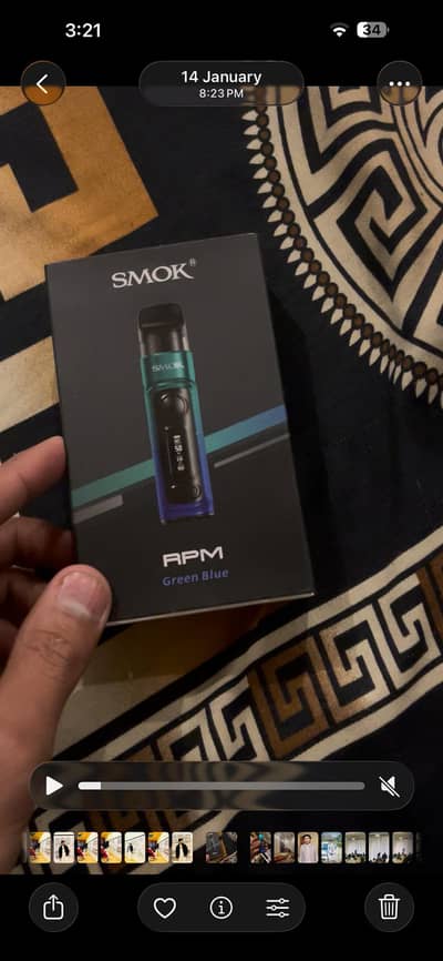 SMOKE RPM blue,green color ( exchange possible)