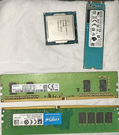Read description  i5 6th Processor, ssd 256 , m2 256 , rams pc4 4+8